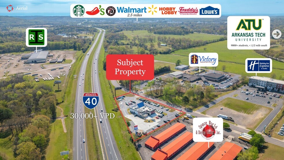 More Photos Of 401 E Harrell Dr, Russellville Restaurant For Sale