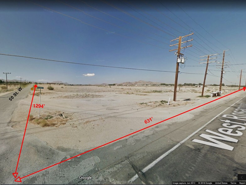 More Photos Of 50th St West & Rosamond Blvd, Rosamond Land For Sale