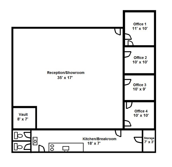 More Photos Of 11 N Irvine St, Greenville Office For Lease