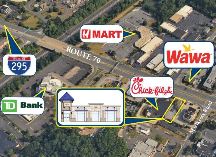 Primary Photo Of 1753 Route 70, Cherry Hill Freestanding For Lease