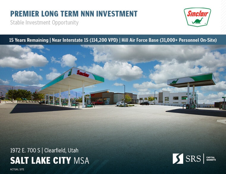 Primary Photo Of 1972 E 700 S, Clearfield Service Station For Sale