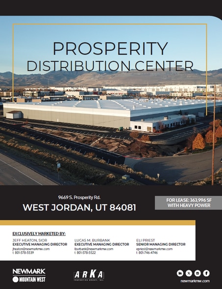 Primary Photo Of 6077 W Wells Park Rd, West Jordan Distribution For Lease