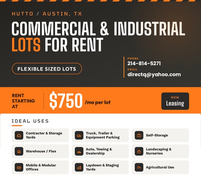 Primary Photo Of 2133 County Road 130, Hutto Land For Lease