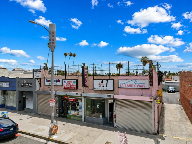 Primary Photo Of 2214-2218 W Florence Ave, Los Angeles Storefront For Sale