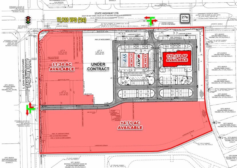 More Photos Of SEC S John King & TX-276 blvd, Rockwall Land For Lease