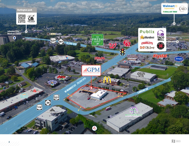 More Photos Of 1702 W Market St, Johnson City Service Station For Sale