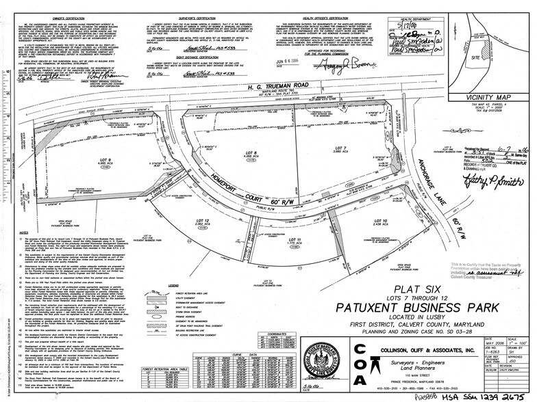 More Photos Of Anchorage Lane & Homeport Court, Lusby Land For Sale