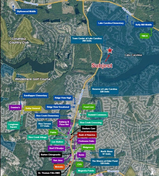 More Photos Of 5 Lake Carolina Way, Columbia General Retail For Sale