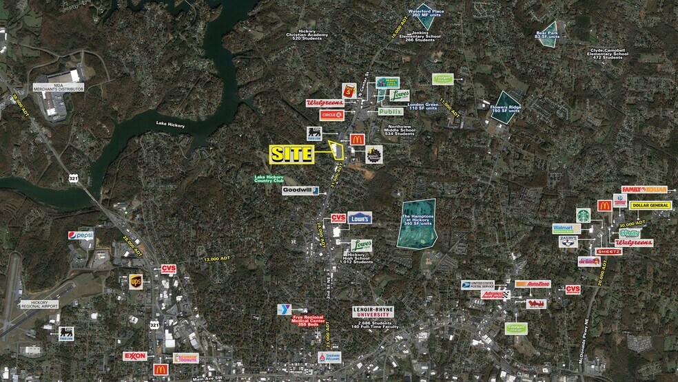 Primary Photo Of 2511 N Center St, Hickory Land For Lease