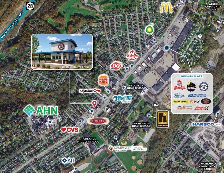 More Photos Of 1421 Freeport Rd, Natrona Heights Storefront For Sale
