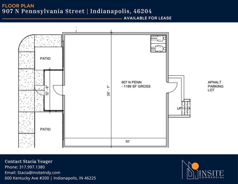 More Photos Of 907 N Pennsylvania St, Indianapolis Storefront Retail Office For Lease