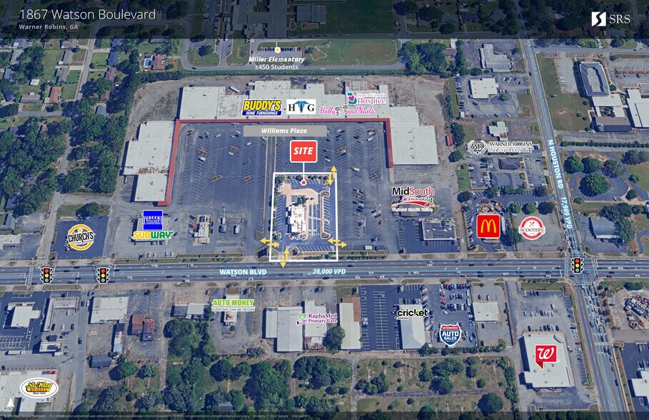 More Photos Of 1867 Watson Blvd, Warner Robins Fast Food For Lease