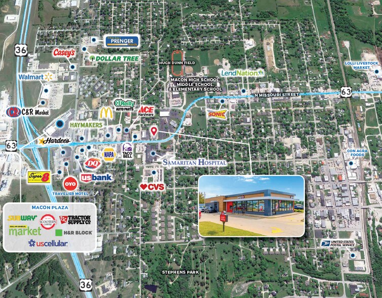 More Photos Of 1202 N Missouri St, Macon Fast Food For Sale