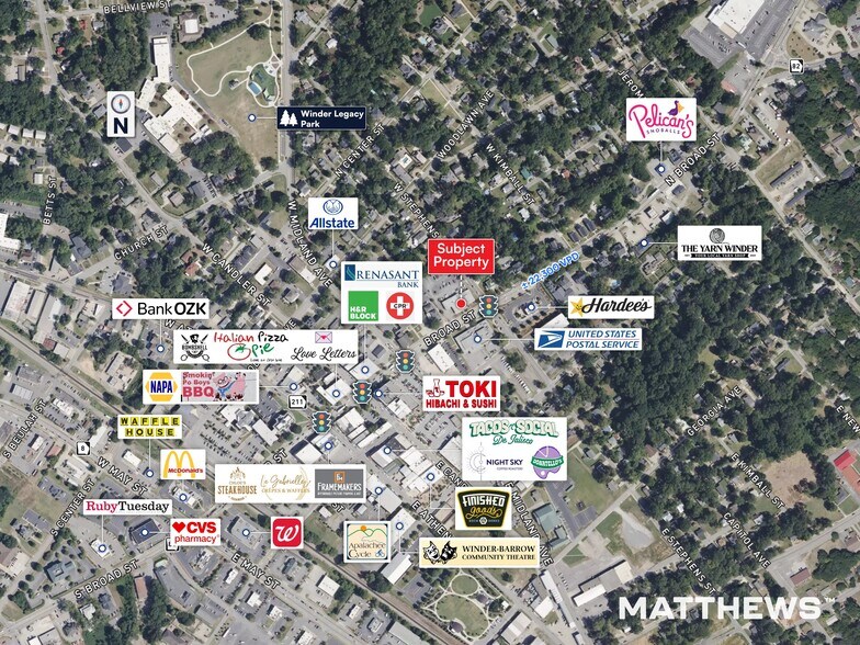 More Photos Of 102 N Broad St, Winder Storefront Retail Office For Lease