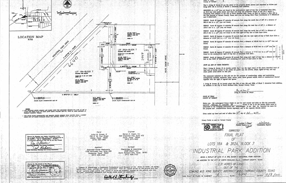More Photos Of 6640 Iron Horse Blvd, North Richland Hills Land For Sale