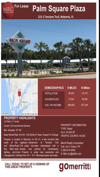 More Photos Of 221 Tamiami Trl, Nokomis Unknown For Lease