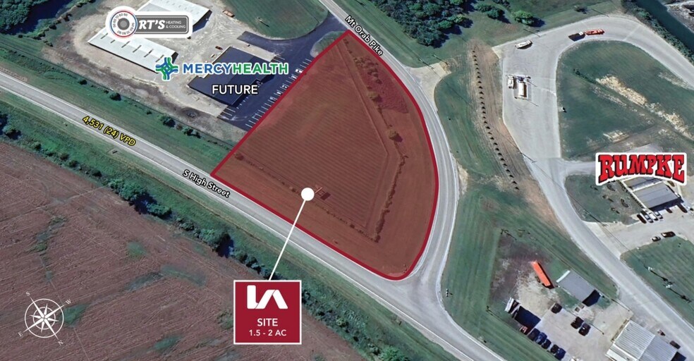 Primary Photo Of US Rt 68 @ Mt Orab Pike, Georgetown Land For Sale