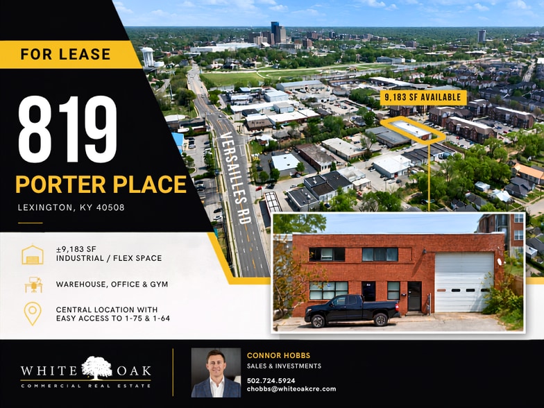 More Photos Of 819 Porter Pl, Lexington Warehouse For Lease