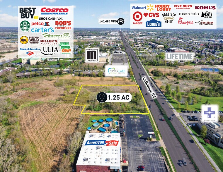 Primary Photo Of 16600 & 16661 LaGrange Road, Orland Park Land For Sale