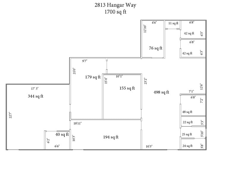 More Photos Of 2813 Hanger Way, Bakersfield Airplane Hangar For Lease