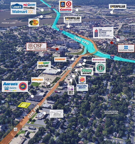 More Photos Of 2014-2016 Knoxville Ave, Peoria Office For Sale