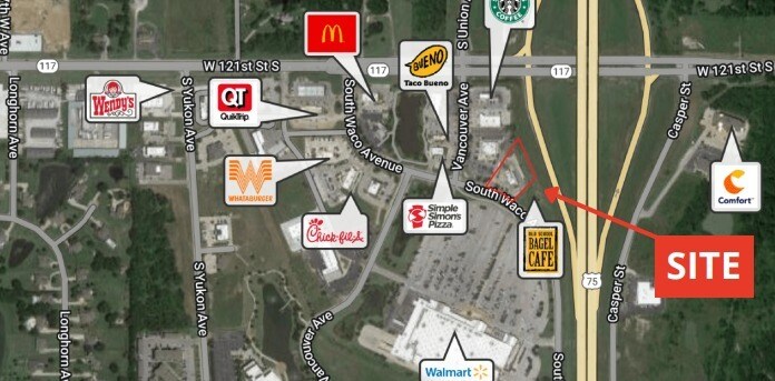 Primary Photo Of 12151 S Waco Ave, Glenpool Land For Lease
