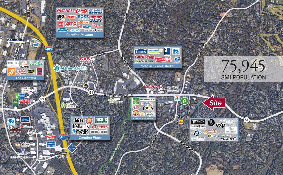 More Photos Of 7245 Pineville-Matthews Rd, Charlotte Office For Sale