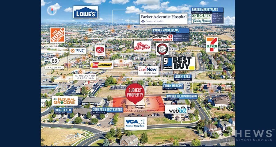 More Photos Of 19700 E Parker Square Dr, Parker Healthcare For Lease