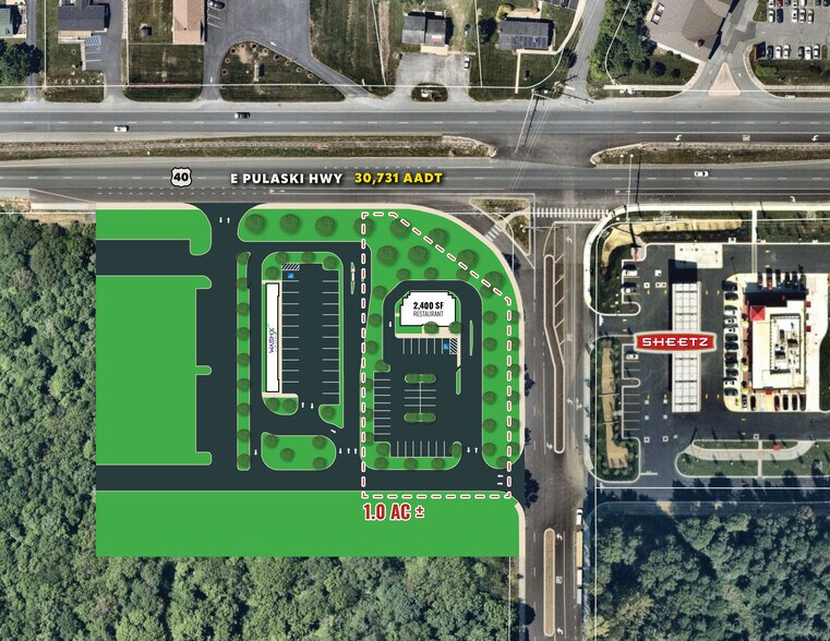 More Photos Of E. Pulaski Highway & Commerce Center Drive, Elkton Land For Lease