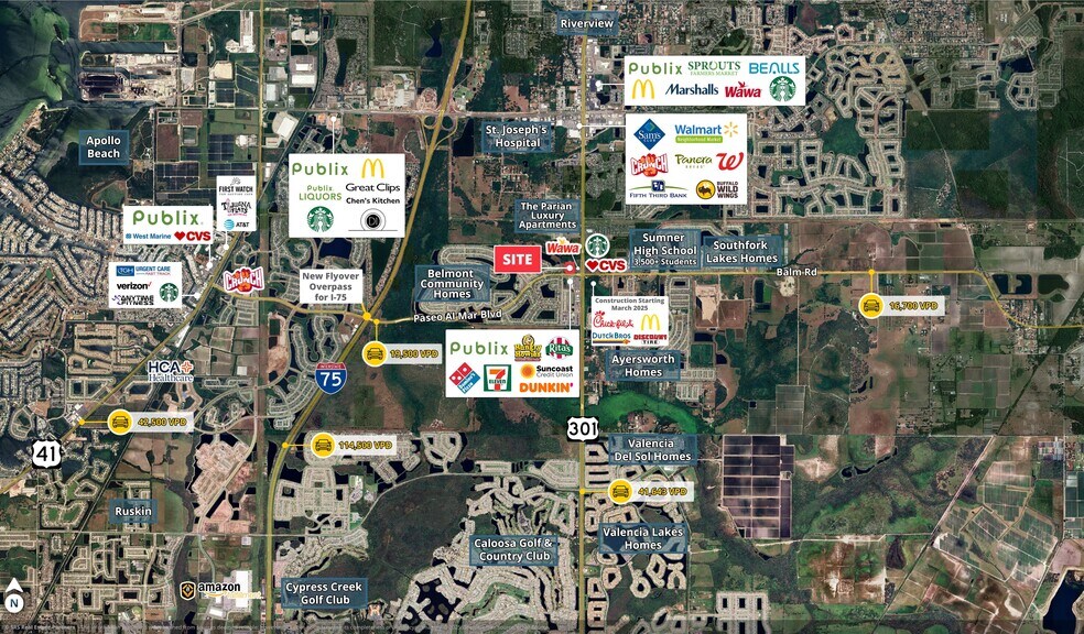 More Photos Of US 301 & Paseo Al Mar, Wimauma Land For Sale