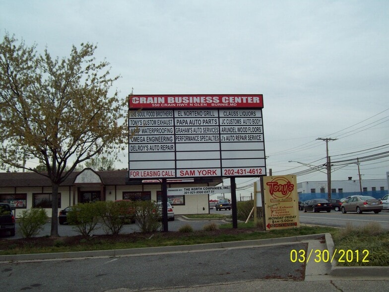 More Photos Of 550 Crain Hwy N, Glen Burnie Unknown For Lease