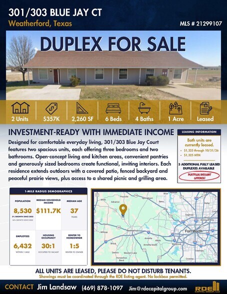 More Photos Of , Weatherford Multifamily For Sale