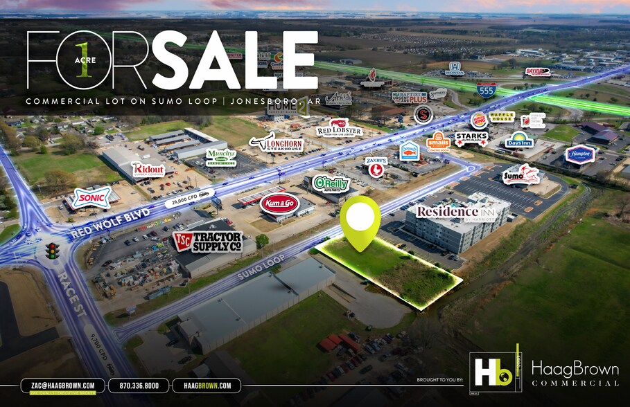 Primary Photo Of 1 AC Sumo Loop, Jonesboro Land For Sale