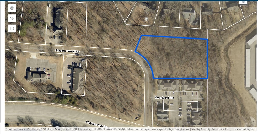 Primary Photo Of 7976 Players Forest Drive, Memphis Land For Sale