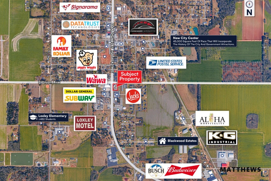 Primary Photo Of 3215 S Hickory St, Loxley Supermarket For Lease