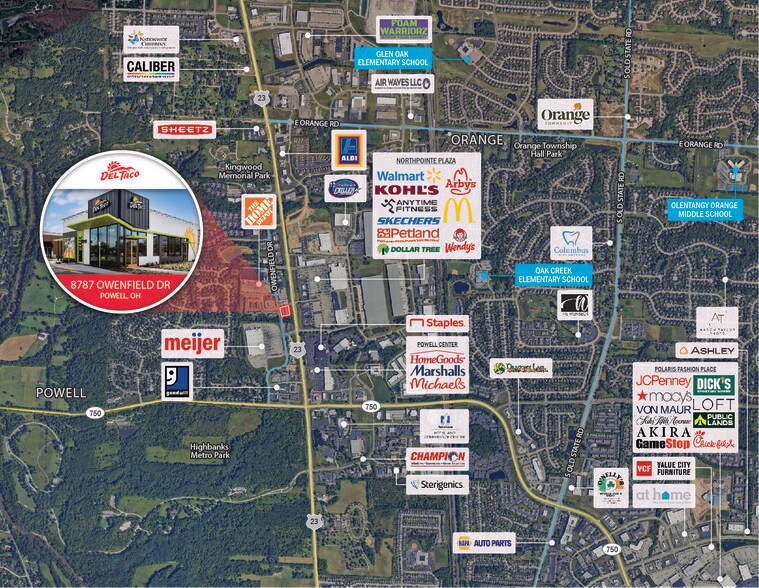 More Photos Of 8787 Owenfield Dr, Powell Fast Food For Sale