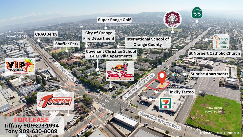 More Photos Of 138-140 E Taft Ave, Orange Freestanding For Lease