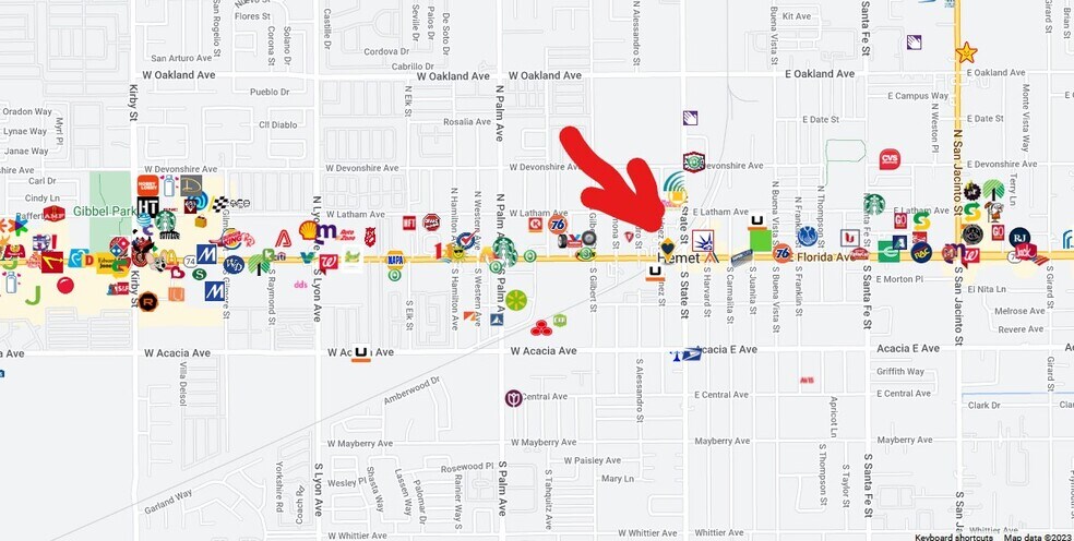 More Photos Of 125 W Florida Ave, Hemet Land For Lease