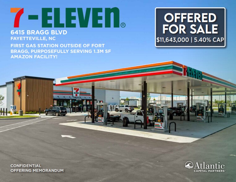 Primary Photo Of 6415 Bragg Blvd, Fayetteville Service Station For Sale