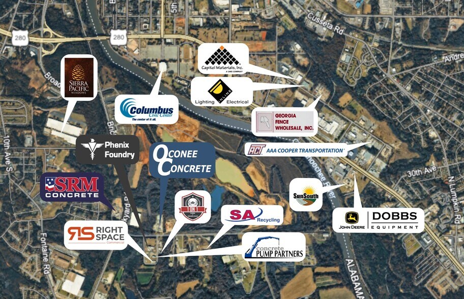 More Photos Of 800 Industrial Cir, Phenix City Distribution For Lease