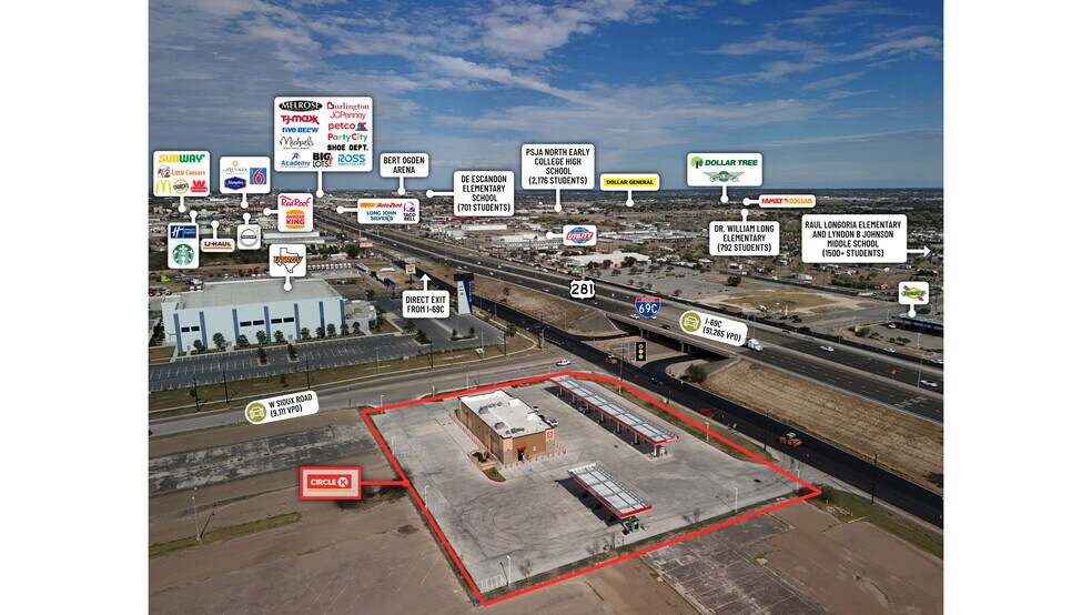 More Photos Of 2705 Cage blvd, Pharr Convenience Store For Sale