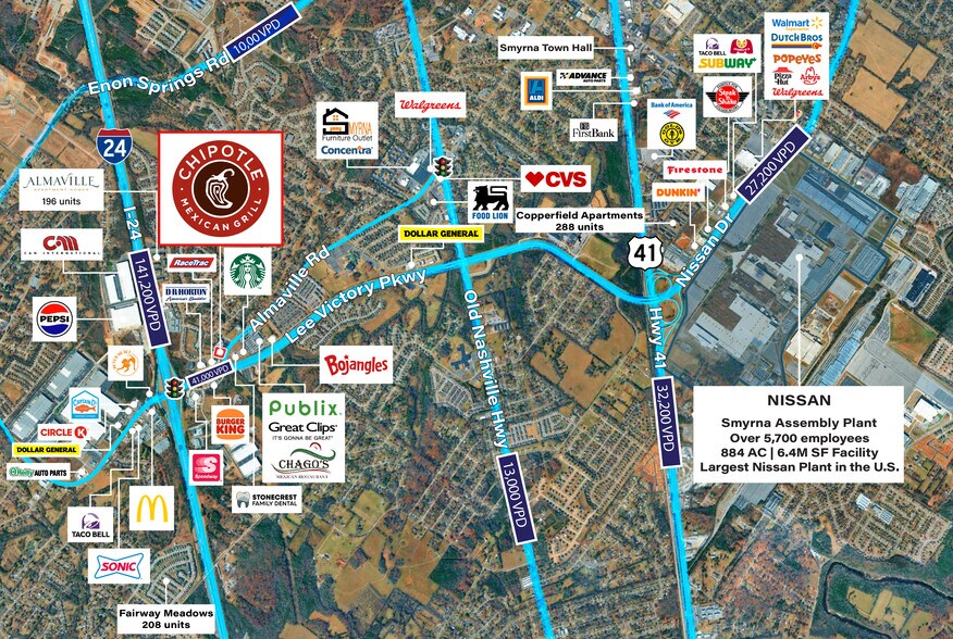 More Photos Of 800 Seven Oaks Blvd, Smyrna Freestanding For Sale