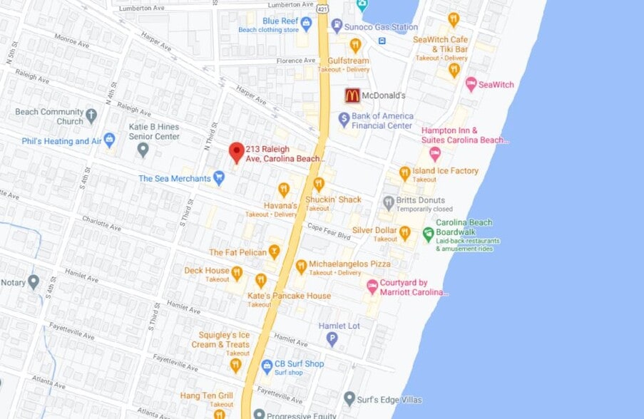 More Photos Of 213 Raleigh Ave, Carolina Beach Hotel For Sale