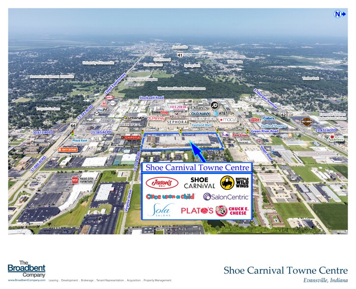 More Photos Of 503-943 N Green River Rd, Evansville General Retail For Lease