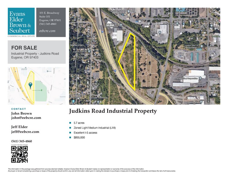 More Photos Of Judkins Road & Judkins Dedicated Road, Eugene Land For Sale