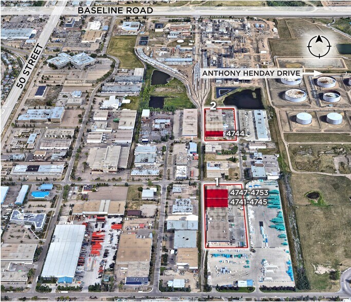 More Photos Of 4718-4744 94 Av NW, Edmonton Distribution For Lease