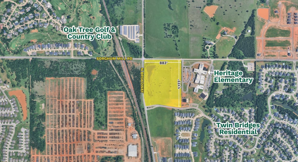 Primary Photo Of N Broadway & Sorghum Mill Rd, Edmond Land For Sale
