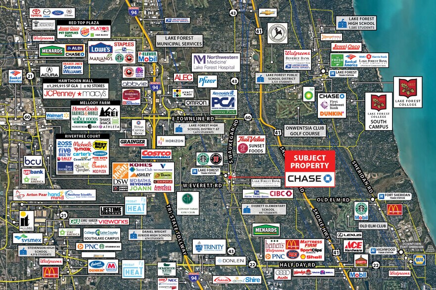 More Photos Of 884 S Waukegan Rd, Lake Forest General Retail For Sale