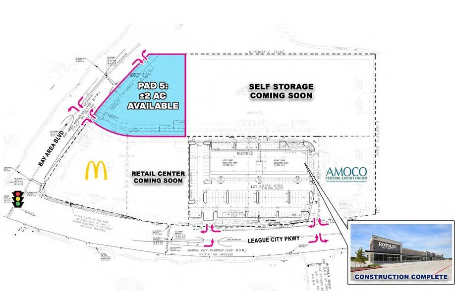 More Photos Of Bay Area Blvd & League City Parkway, League City Land For Sale