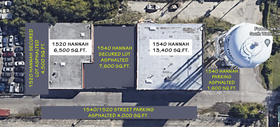 Primary Photo Of 1540 Hannah Ave, Forest Park Warehouse For Lease